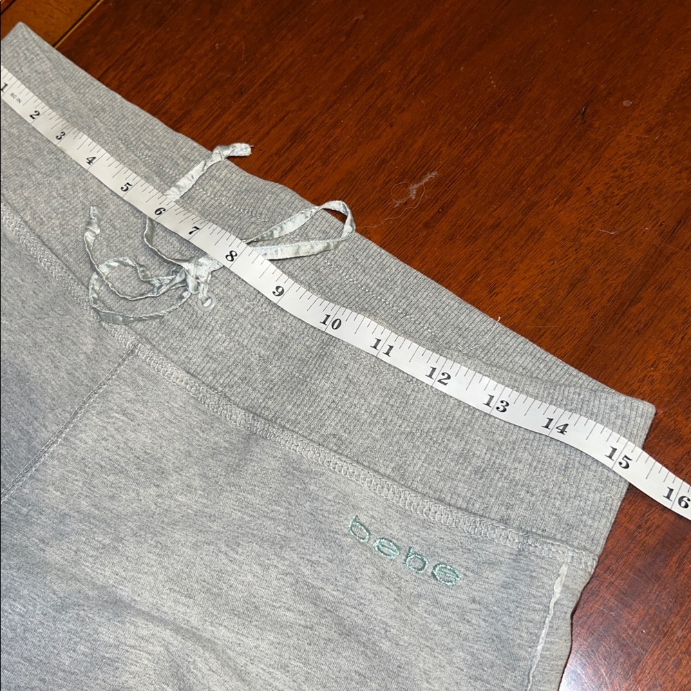 Vintage Bebe Y2K Gray Lounge Set Hoodie & Capri Pants - Picture 7 of 16